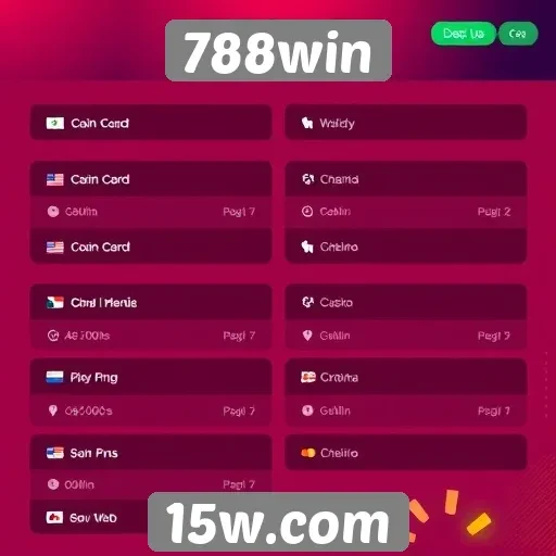 Opções de pagamento no site 788win